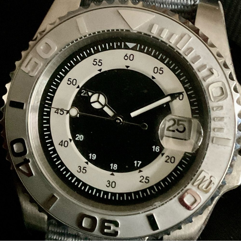 Worn Once 40mm Bliger Automatic Sandwich Dial NATO Strap EUC